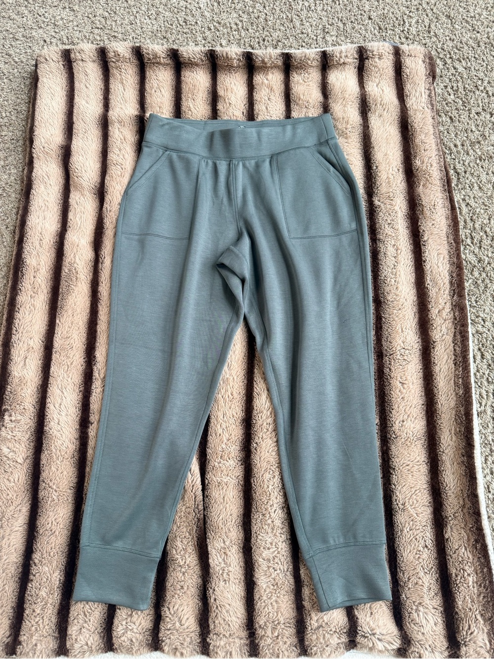 Gaiam Sage Green Ultra Soft Jogger Pants Women’s Large